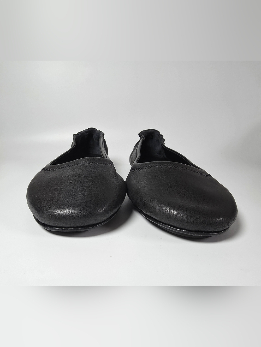 Quince Italian Leather On-The-Go Black Ballet Flat Woman's Size 10 - Picture 7 of 13